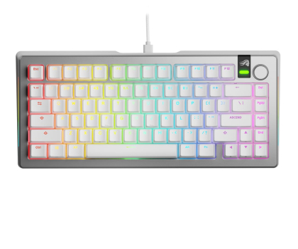 Klawiatura Glorious GMMK 3 PRO 75% Silver - US GLO-KB-GMMK3-PRO-75-PB-FOX-W-SIL-US